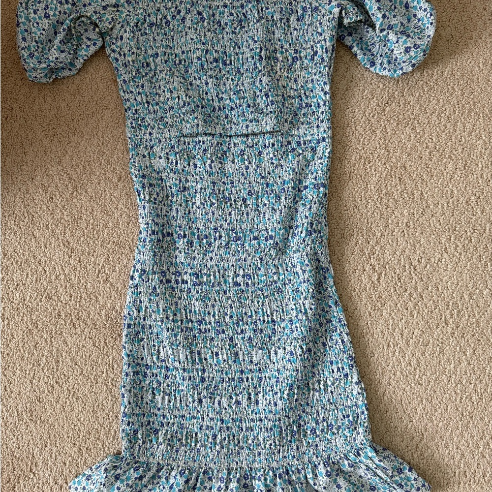 Floral Blue Dress